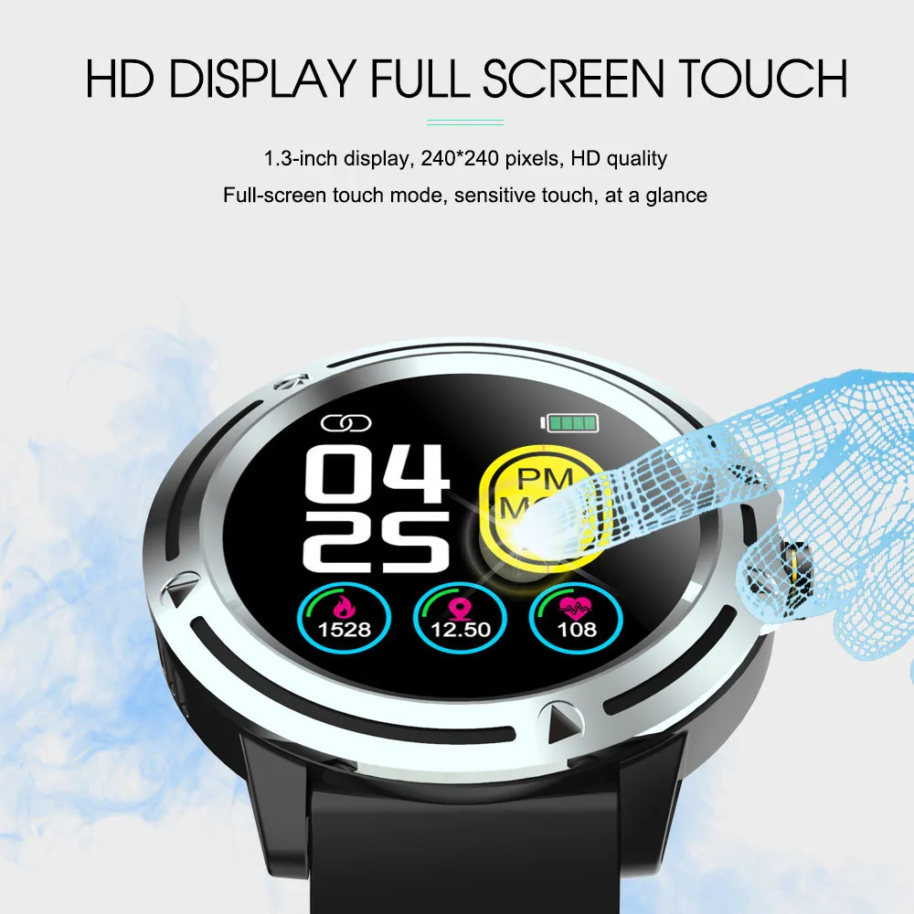 

New Smart Watch waterproof men smartwatch screen Heart rate monitor Blood pressure sleep fitness tracker relojes hombre 2021