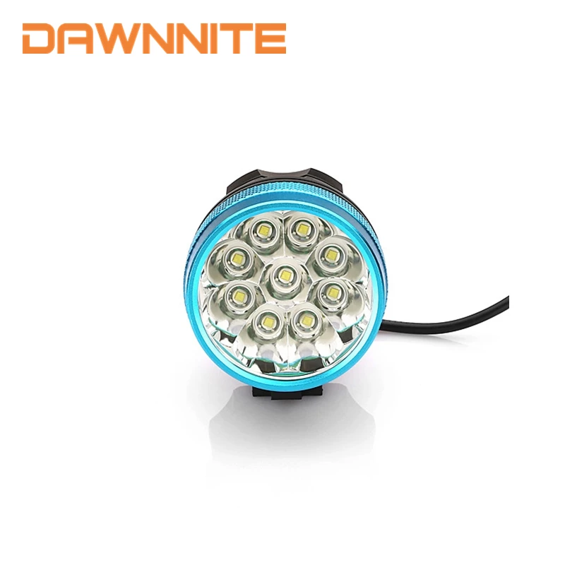 Новые велосипедные передние фары 9x CREE XM L T6 светодиодный фонарь для велосипеда 10800