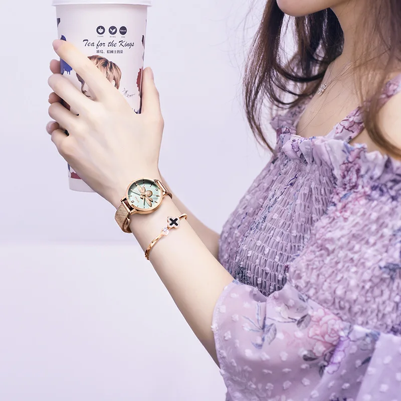 

Quartz Watch Women's Watches for Women 2021 Designer Luxury Relojes Para Mujer Reloj Mujer Pagani Design Goddess Bracelet Set