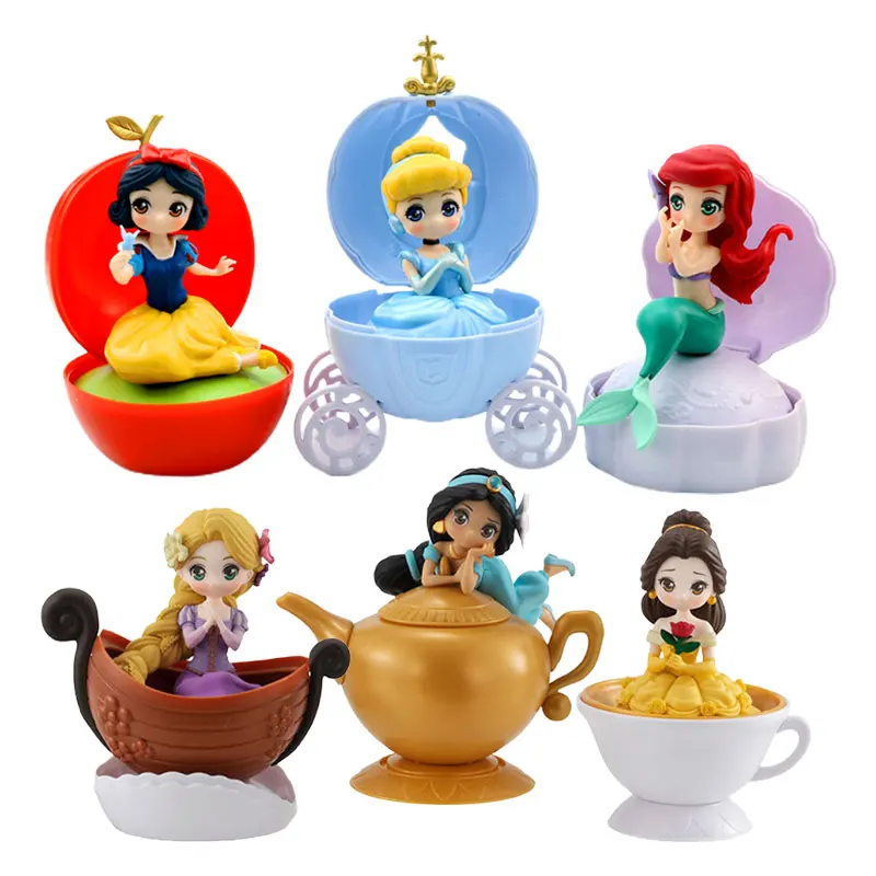 

3 шт./компл. таинственная принцесса гача игрушка Белоснежка Красивая Принцесса Диснея искусственная аниме фигурка подарки кукла игрушки дл...