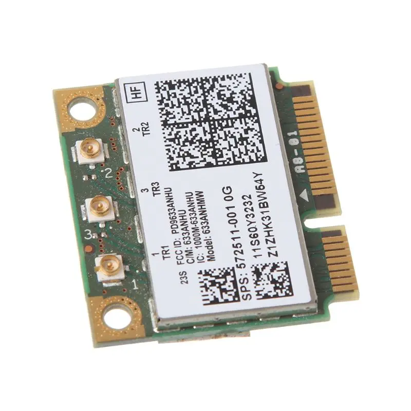 Двухдиапазонный 6300AN Половина мини PCIe для In tel беспроводной Wifi карты 450M H P 8770w 8760w