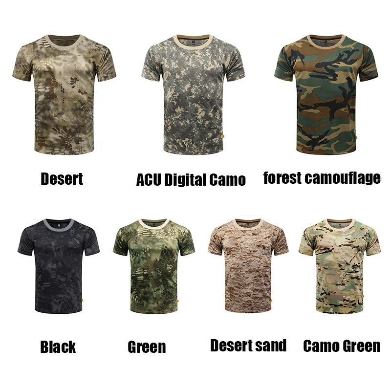 Мужская футболка для охоты на открытом воздухе NANCY TINO дышащая армейская