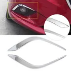 2 предмета в комплекте, хромовые автомобильные передние противотуманные фары светильник бровь фары Крышка Накладка для Mazda 6 Atenza 2014 2015 2016