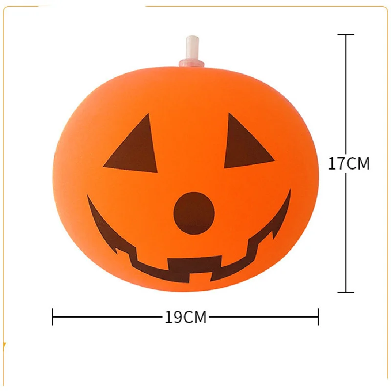 

Party Decoration LED Halloween Pumpkin Ballons Ghost Anime Fast Inflatable Latex Balloon Halloween Party Supplies for Kids