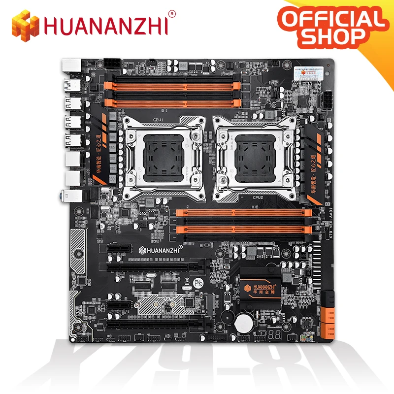 HUANANZHI X79 двойной 8D материнская плата отдельные части двухъядерного процессора Intel