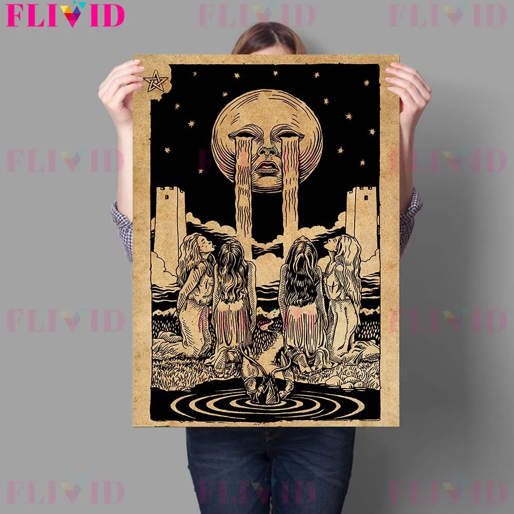 

Винтажный плакат Викки FLIVID, печать на холсте