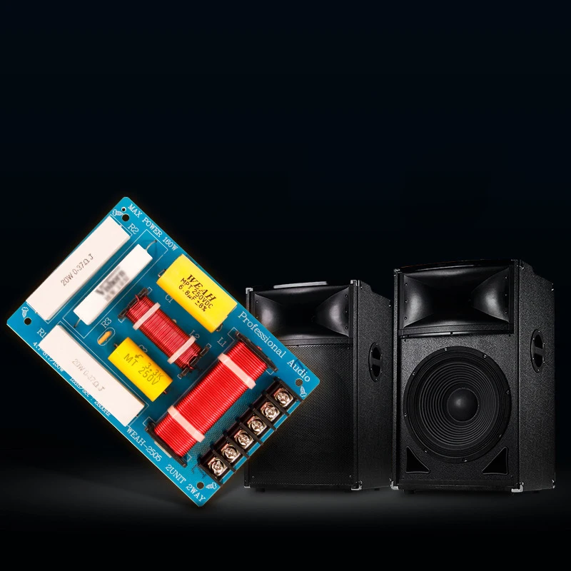 200W Динамик кроссовер 2 Way Ближний дальний 8 Ом делитель частоты 10 дюймов