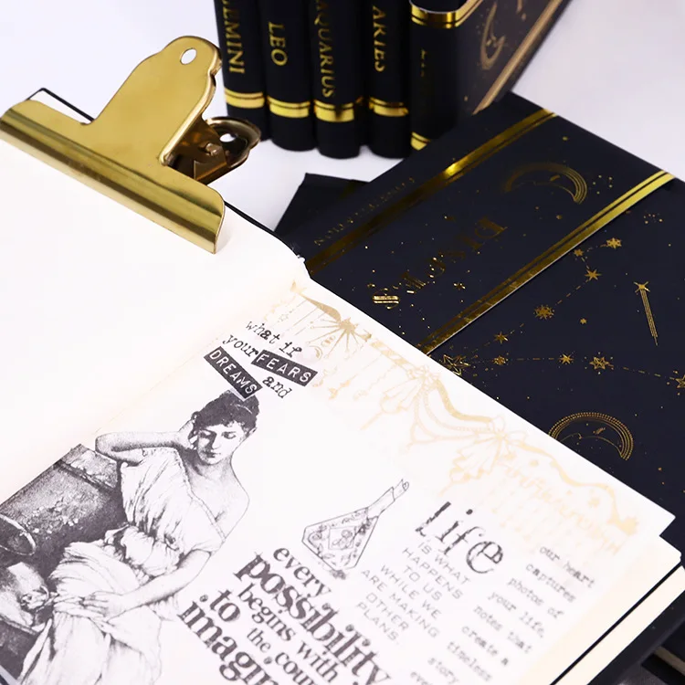 Европейская серия двенадцати созвездий Черная внутренняя страница альбом для