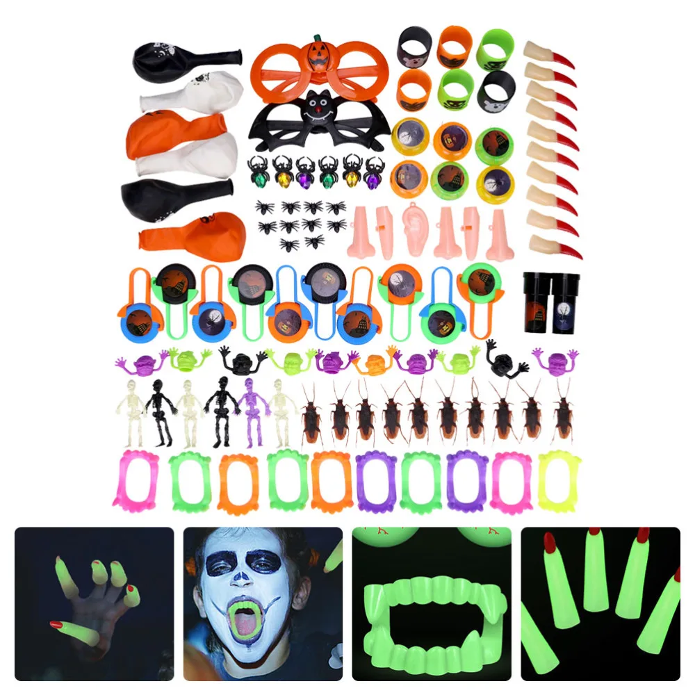 

1 Set of Funny Cosplay Props Prank Toys Artificial Tooth Party Toys