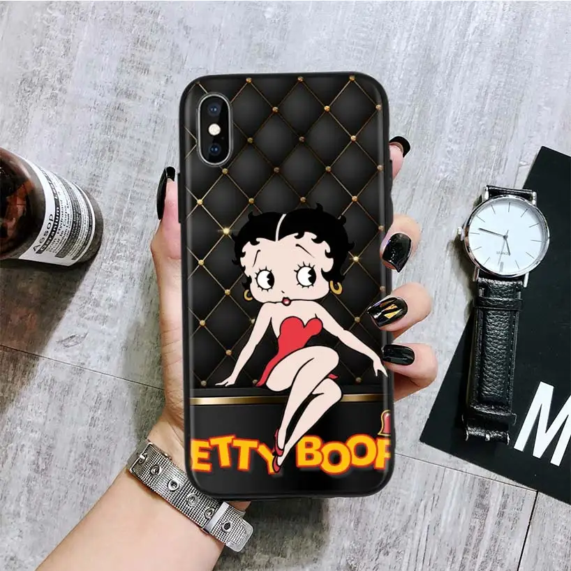 Betty boop винтажный черный чехол для телефона huawei mate 30 20 10 P30 P20 P10 Pro Lite P Smart Z роскошный Coque Shell