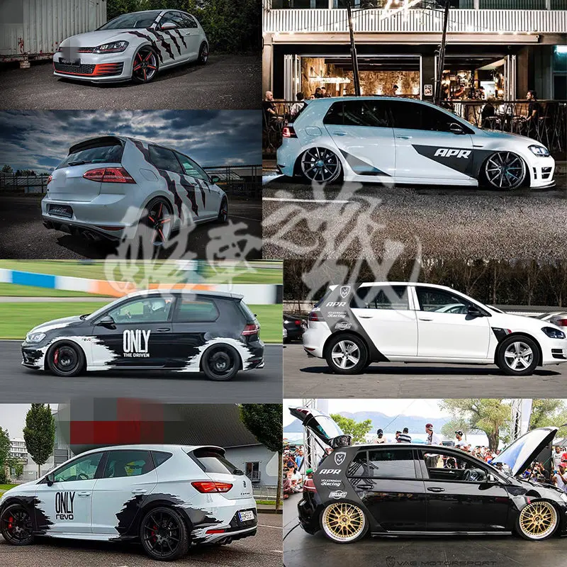 Для Volkswagen Golf 7 6 Персонализированные автомобильные наклейки внешней отделки поло