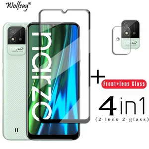 Tempered Glass For Realme Narzo 50i Glass For Narzo 50i 50A 30A 30 20
Pro Full Cover Screen Protector For Narzo 50i Lens Film