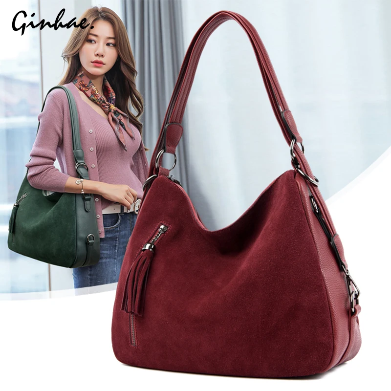 Винтажные сумочки из искусственной кожи и замши Женская Повседневная Сумка тоут