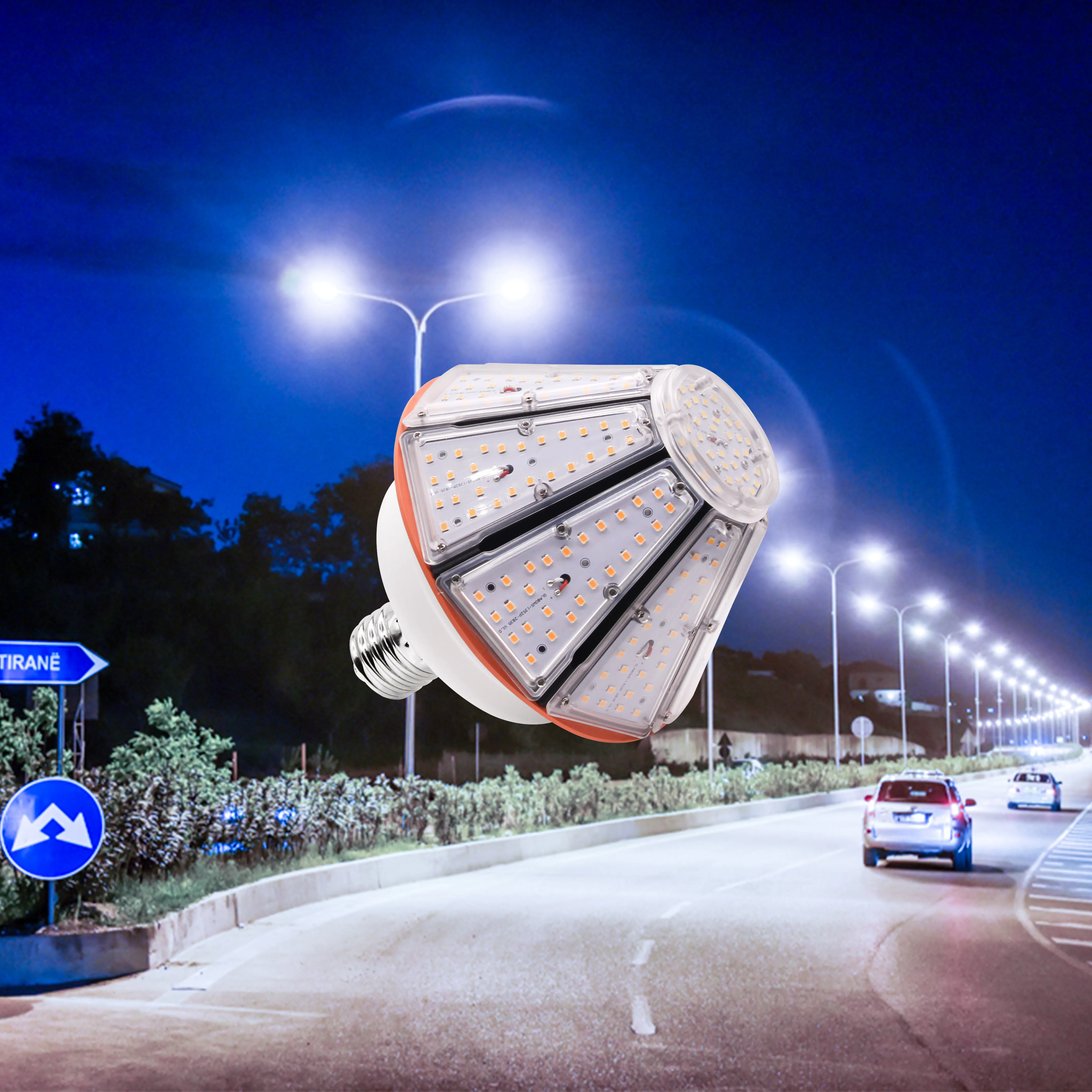 

80 Вт светодиодный кукурузный светильник накаливания остается неизменным, если используется колба Заменить для 400 ваттов CFL/HID/HPS светильник ...