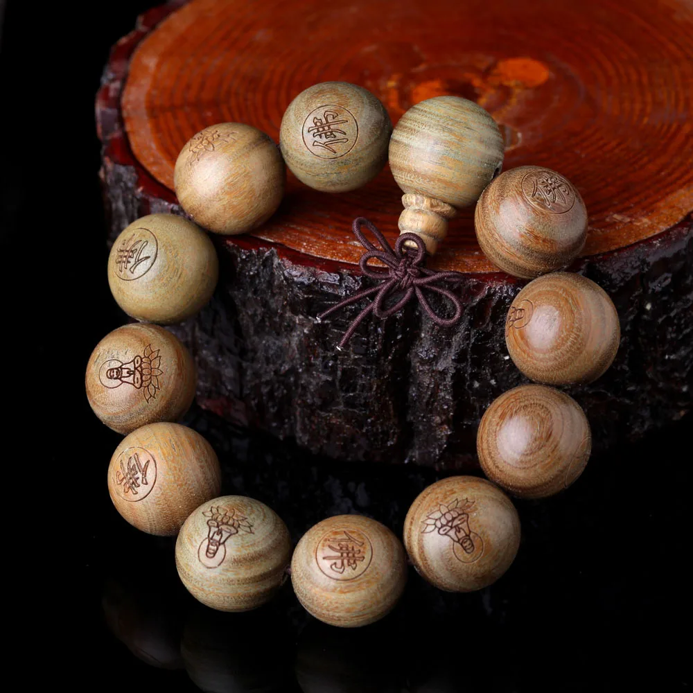 Азиатский сандаловое дерево Для Мужчин зеленый Ручной Работы Четки оптом по