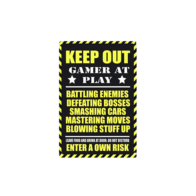 Предупреждающая табличка винтажные металлические жестяные вывески для дома