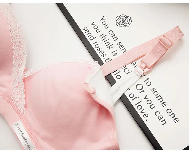 Женское нижнее белье хлопковый Комплект бюстгальтеров для беременных и