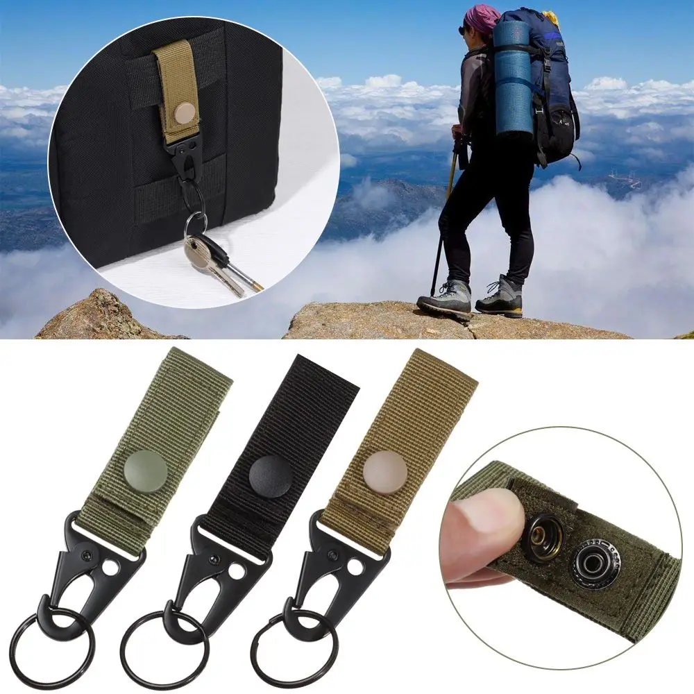 Военный Тактический зажим для ключей нейлоновые карабины брелок в виде пояса