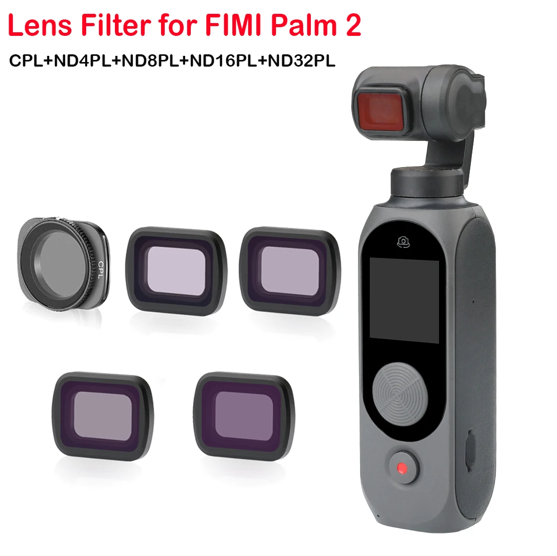 

FIMI PALM 2 Lens Filter CPL NDPL Filters Set Kit Gimbal Camera Handheld Action Camera Lens Filter for FIMI PALM 2 Accessories