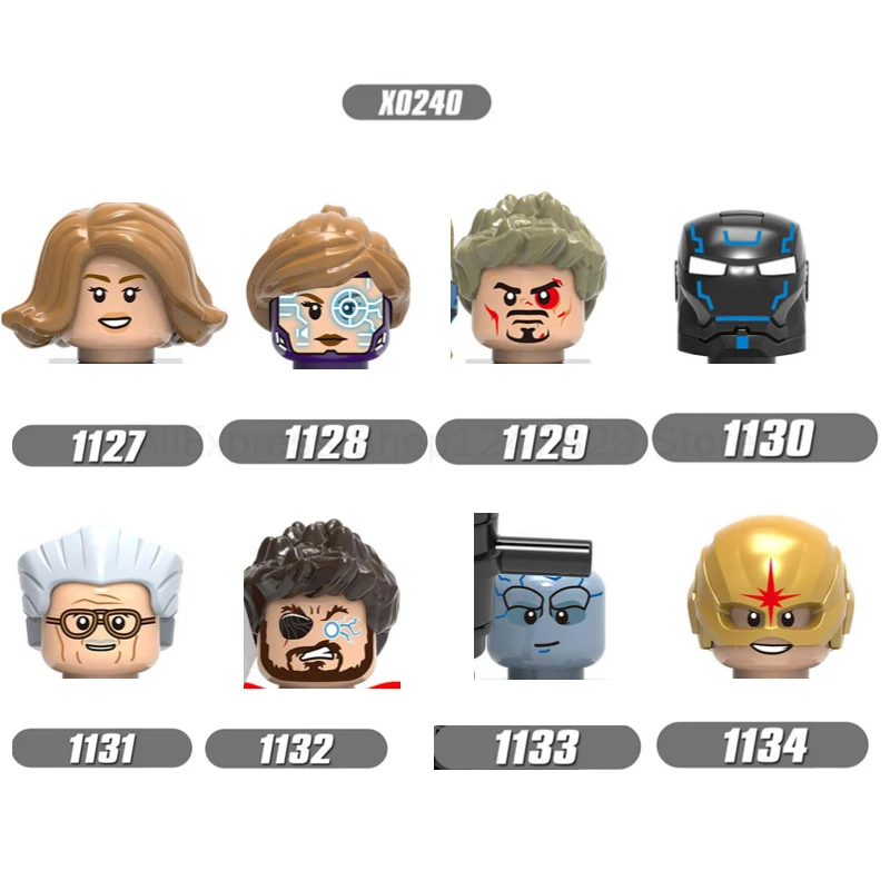 

2021 X0240 Movie Heros Series Action Figure Tong Korg Nova Head Building Blocks Toys For Children Brick Gift Anime