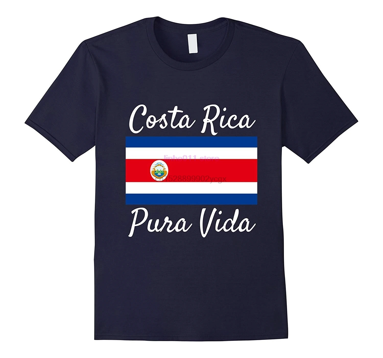 Новинка! Мужская футболка Коста Рики Pura Vida! Красивая с национальным