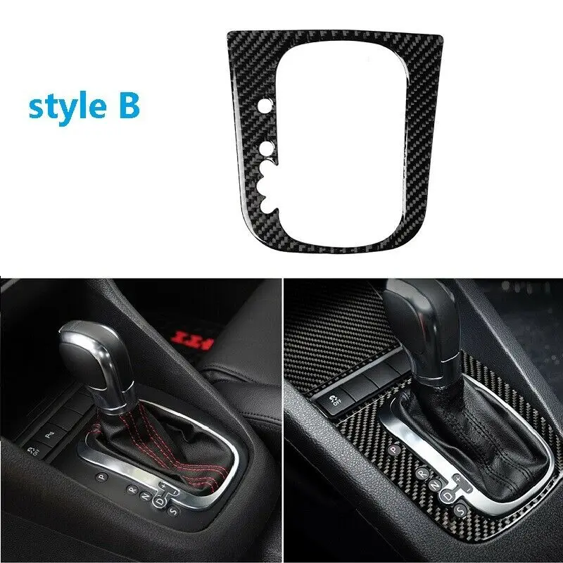

Carbon Fiber Gear Shift Box Panel Cover For Volkswagen VW Golf 6 MK6 GTI 2008-12