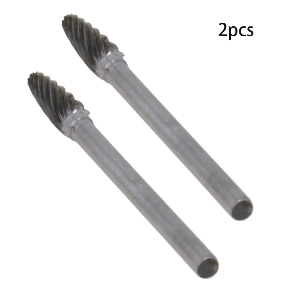 

Utoolmart Rotary File Tungsten Steel Alloy Grinding Head Milling Head Woodworking Wood Carving Root Carving Single-cut 1pcs/2pcs