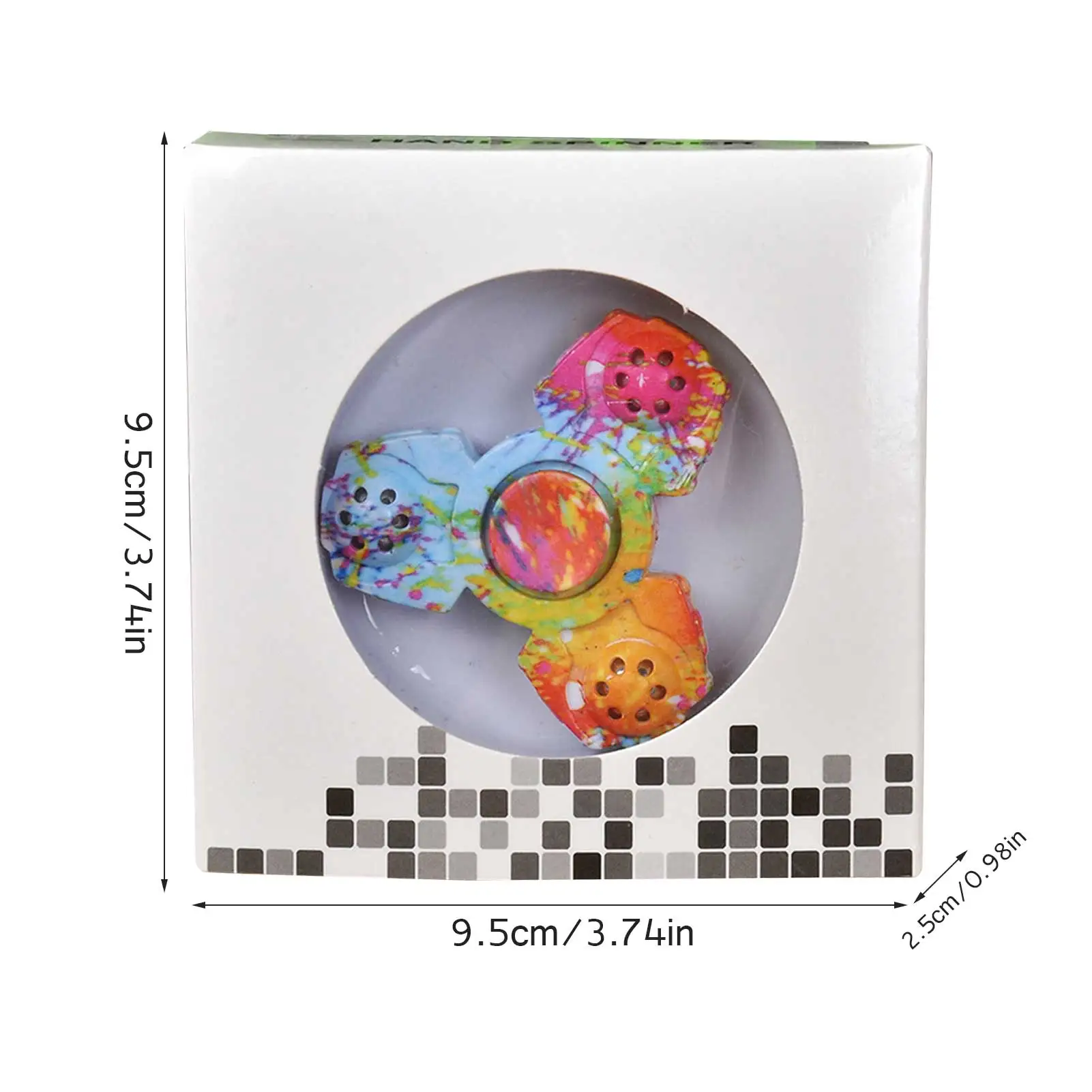 

Creative Stress Relief Spinning Top Innovative Color Rendering Interesting Spinner Toy Child Leisure Time Fun Decompression Gyro