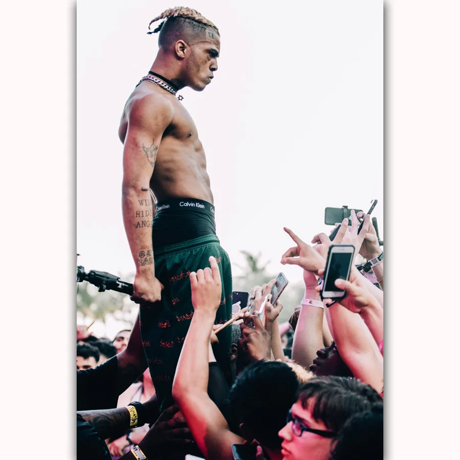 MQ930 XXXTentacion Rap Hip Hop Rapper Cool Singer Star Hot новый художественный плакат топ светильник лый