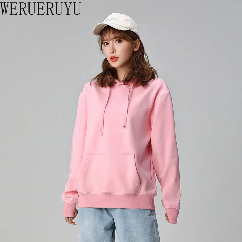 

Харадзюку длинный рукав свободные пуловеры толстовки осень зима Эстетическая одежда женские корейские топы с карманами уличная Толстовка