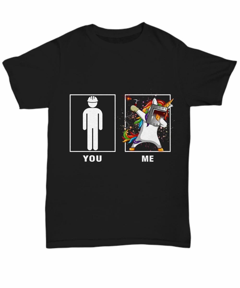 

Funny Unicorn Welder T-Shirt For Men Welding Tee Gift Shirt For Welders
