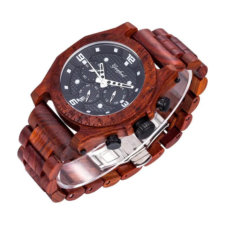 

2020 Rushed Hot Sale Mr Phil Brand Fashion Wooden Table 6 Needle Multi-functional Man Watches Supply Watch A Undertakes