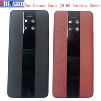 original battery cover back rear door housing case for huawei mate 20 rs back cover with camera lens logo repair parts