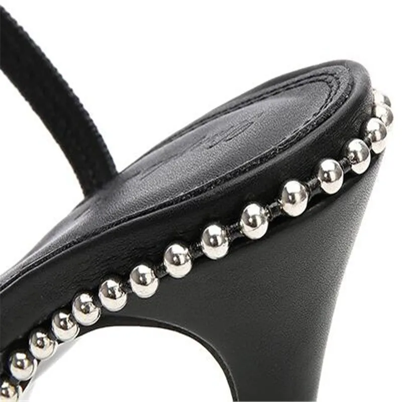 

Women Platform Sandals High Heels Waterproof Female Transparent Crystal Wedding Shoes Sandalia Feminina Rivet
