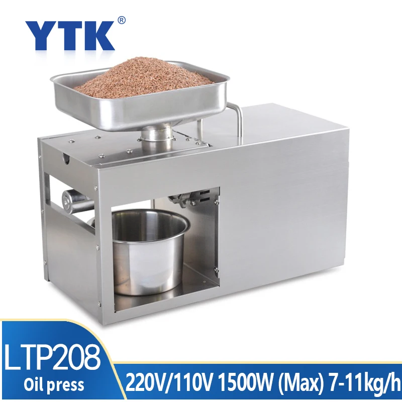 220 / 110 В гидравлический пресс для пищевого класса оливкового масла нержавеющая