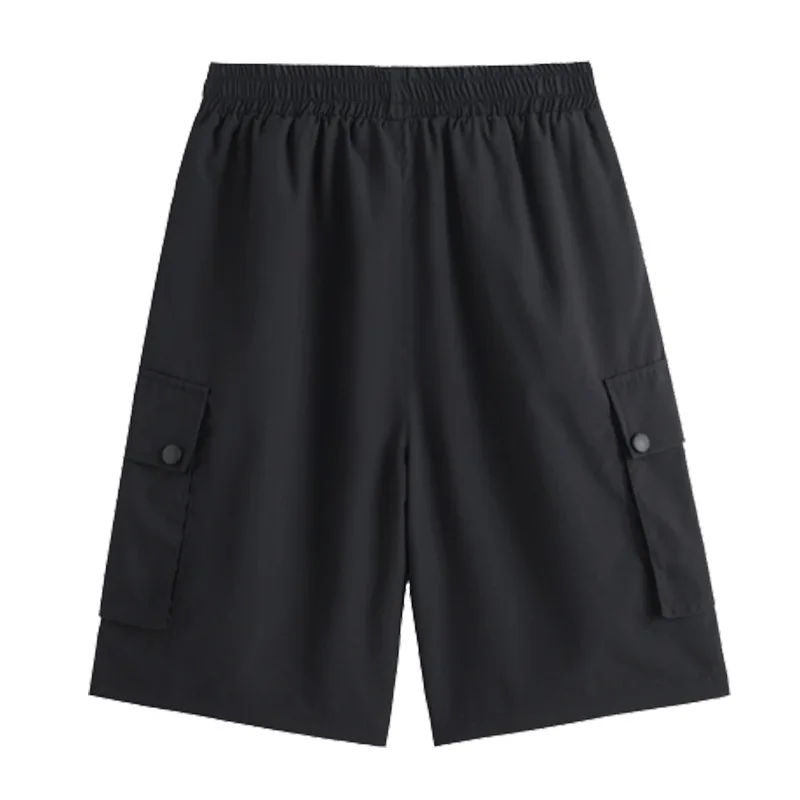 

Tooling shorts women's summer thin casual sports pants loose straight high waist Hong Kong Style Capris