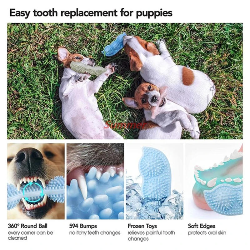 

Резиновая игрушка для жевания питомцев, игрушка-грызунок в виде гороха, щенка, снимает зуд, для чистки зубов