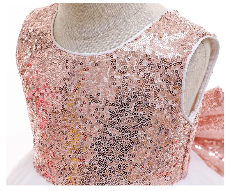 Платье для девочек лето 2020 платье новорожденных с блестками принцессы вечеринки