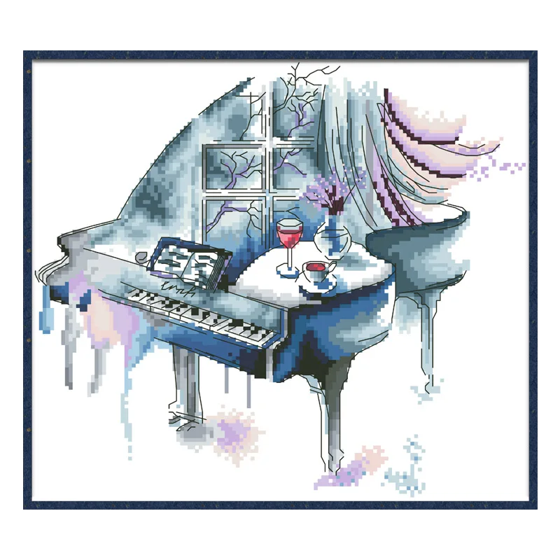 

Узоры для вышивки крестиком, с принтом, 11CT, 14CT