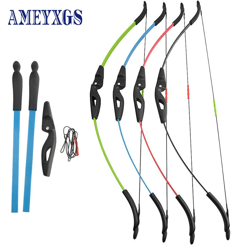 

1pc 15lbs Archery Recurve Bow 39" For Children Outdoor Shooting Game Beginner Hunting Accessories Left and Right Hand Universal