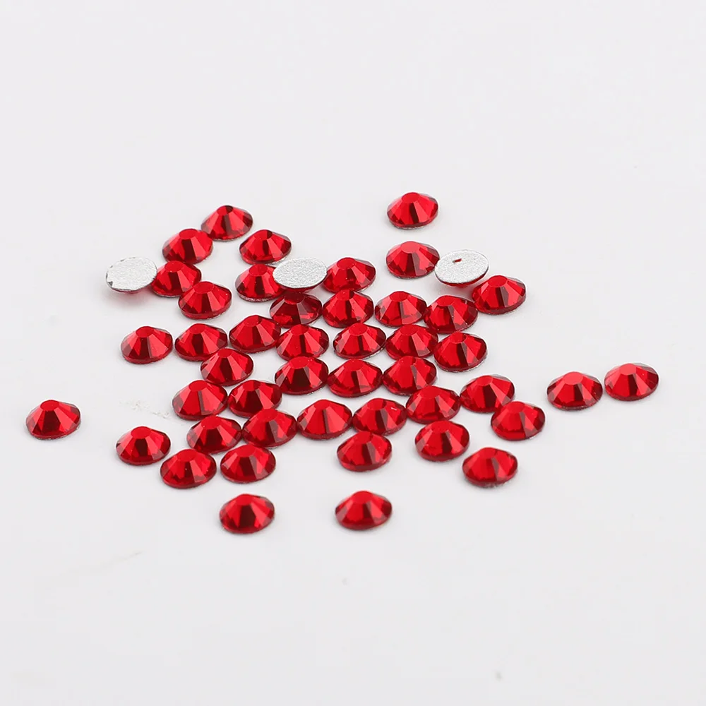 Dark Red Non Hot Fix Stone SS3-SS34 Crystal Flatback Rhinestones Hotfix Stones For Nail Art Decoration Part | Дом и сад