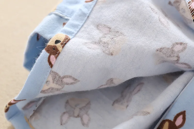 Женский хлопковый пижамный комплект с принтом | Женская одежда