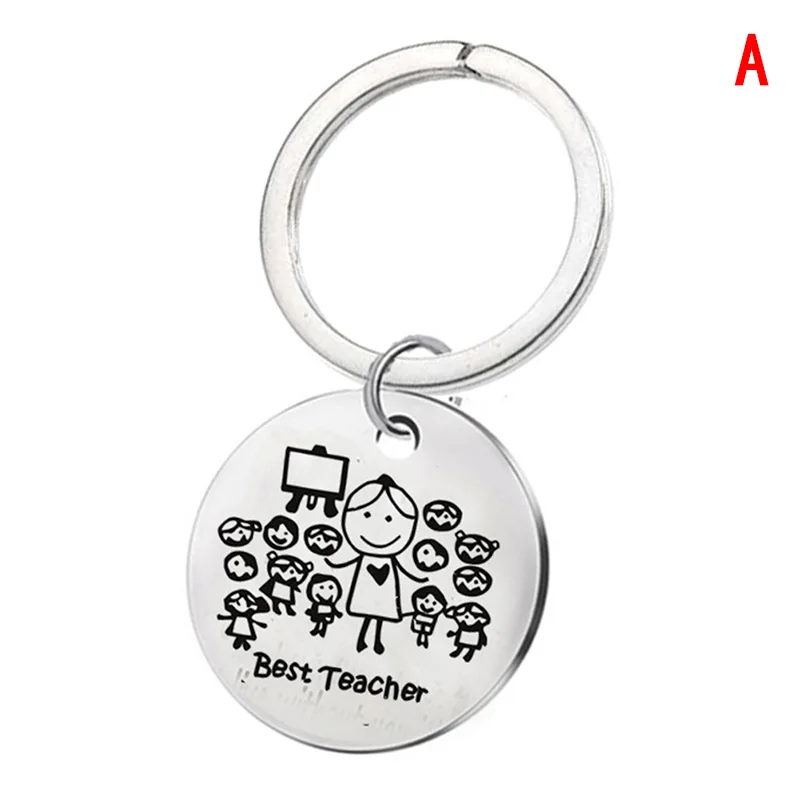 1 шт. учитель брелок с выгравированной надписью Thank You для того чтобы сделать