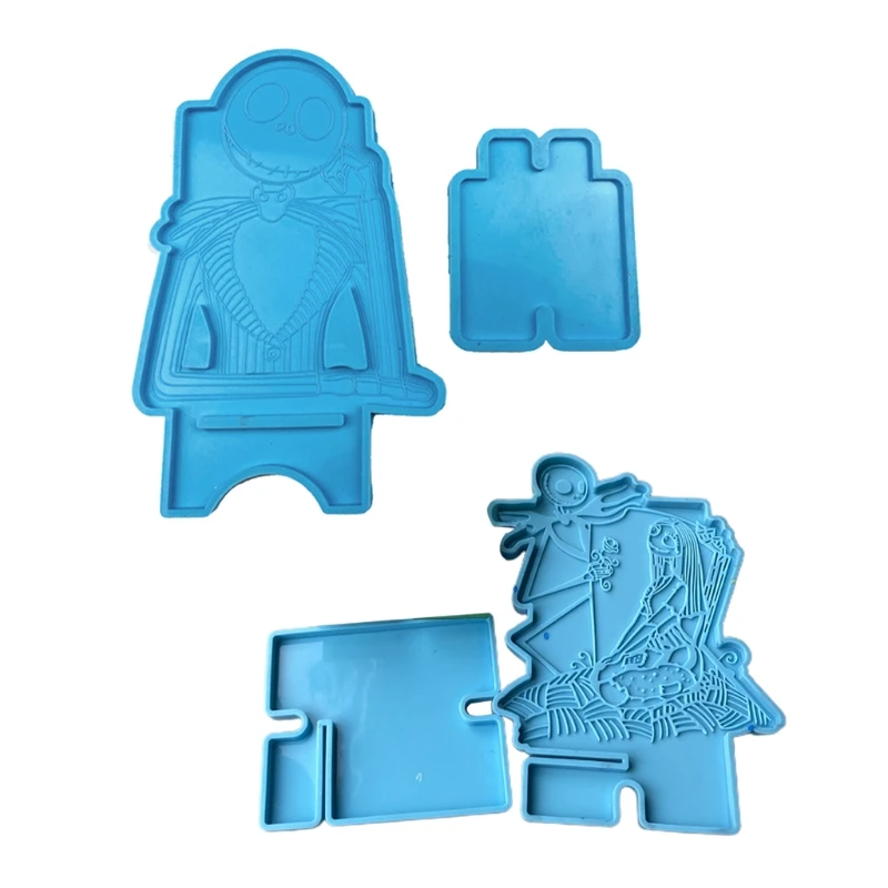 

Mobile Phone Stand Epoxy Resin Mold DIY Crafts Smartphone Bracket Making Tool Cellphone Holder Casting Silicone Mould Drop Ship