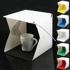 Складной мини-Лайтбокс 20*20 см, короб для фотостудии, световая палатка, комплект для освещения, софтбокс для студии с рассеянным излучением