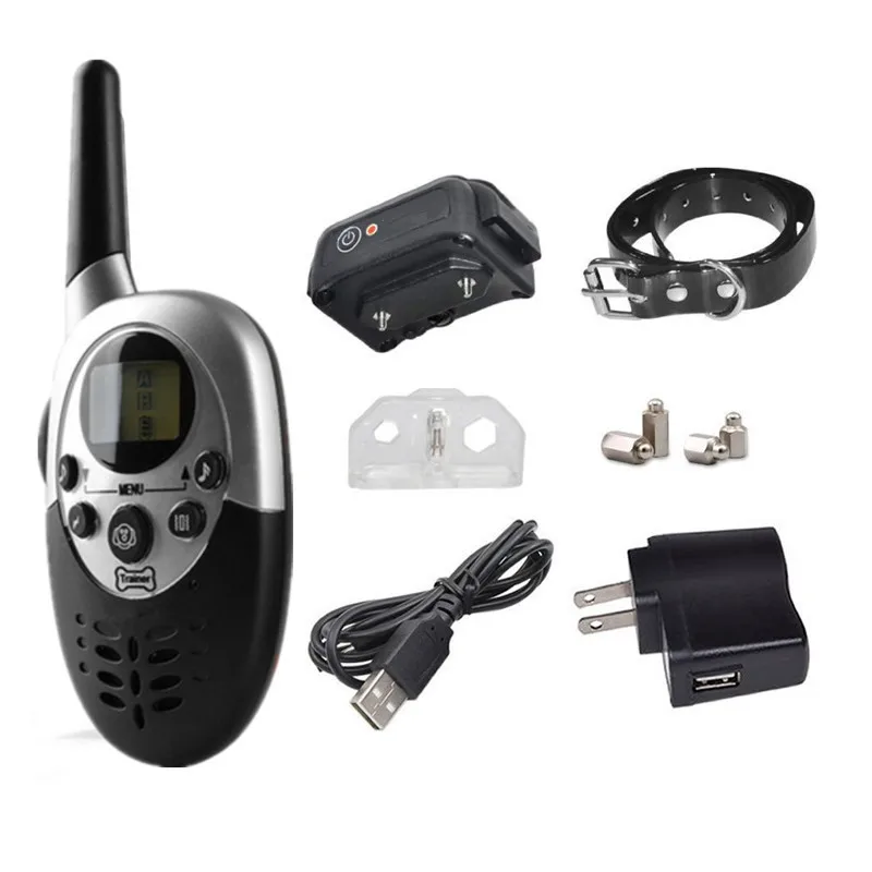 Водонепроницаемый ошейник для домашних питомцев 1000 м с дистанционным
