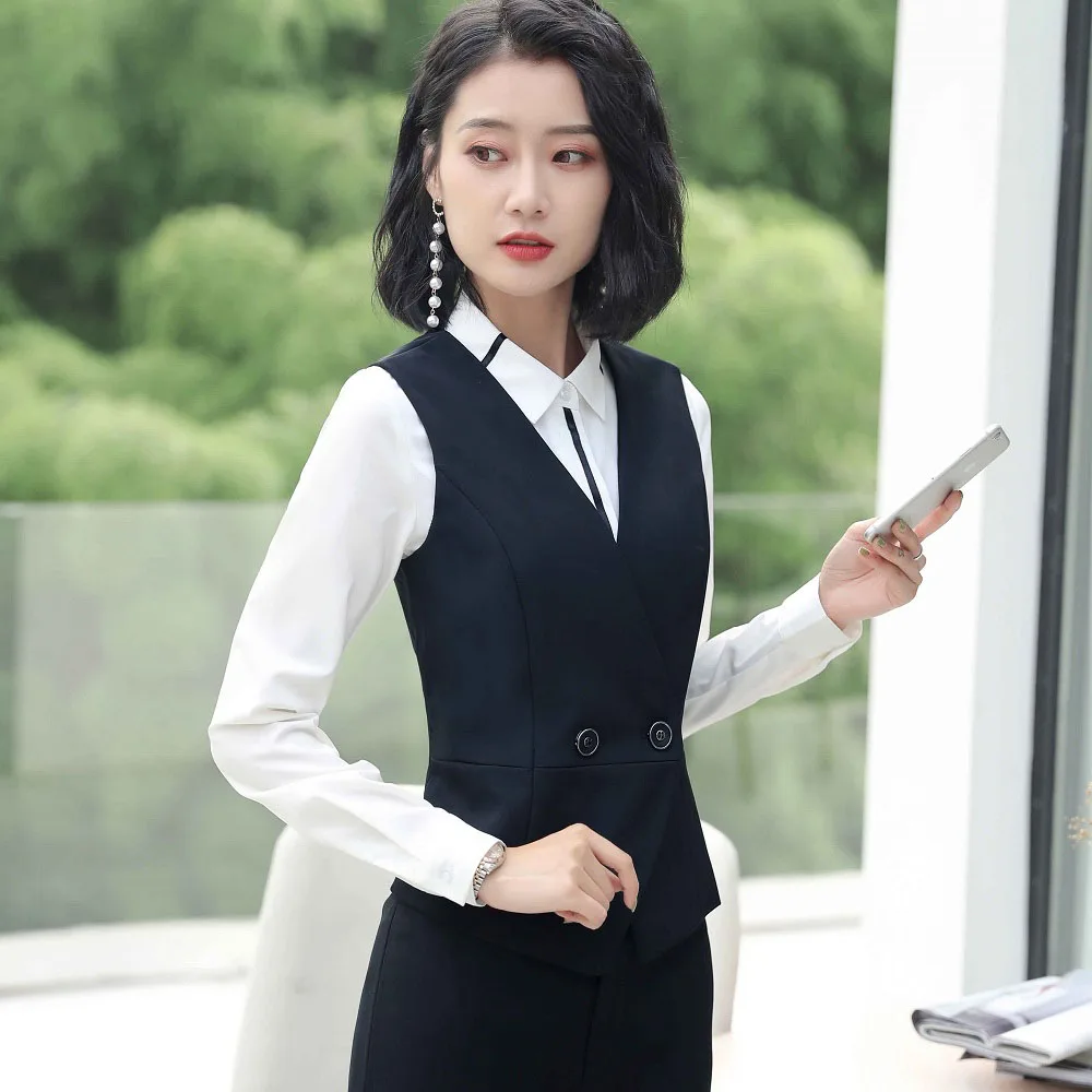 Офисный Женский комплект с блейзером женские костюмы женский костюм офисные