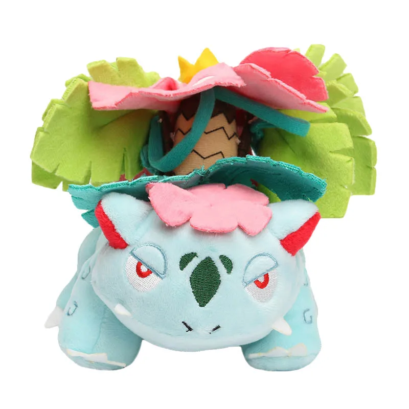 

Pokemon Animation Peripherals Bulbasaur Plush Doll Lovely Stuffed Toy Pillow Ornements New Year's Birthday Children's Toy Gift