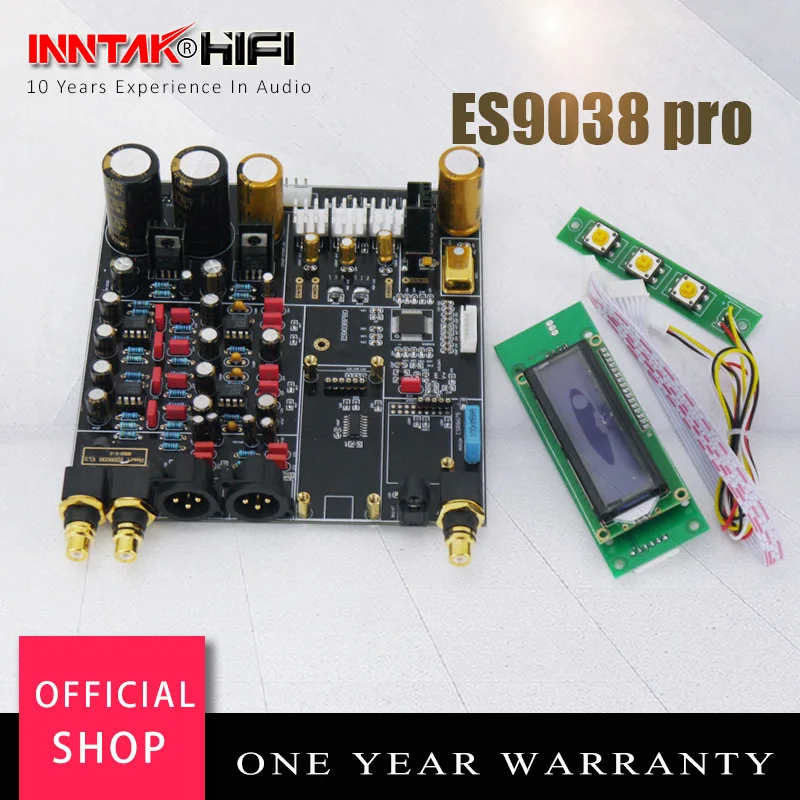 Собранный Hi-Fi ES9018 ES9028PRO ES9038PRO 32bit 384K DSD DOP DAC Bboard W/пульт дистанционного управления/дополнительный XMOS/amanero USB вход