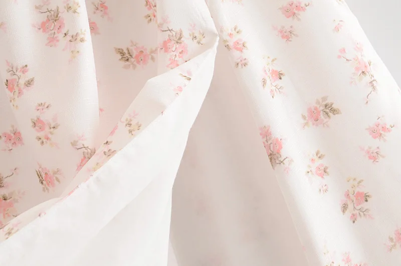 Женское шифоновое платье Bazaleas винтажное с разрезом эластичным бюстом и